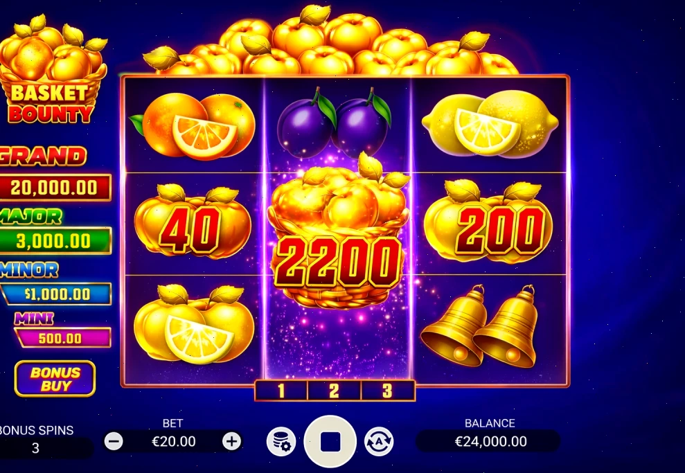 Apple Rush in der Basisrunde