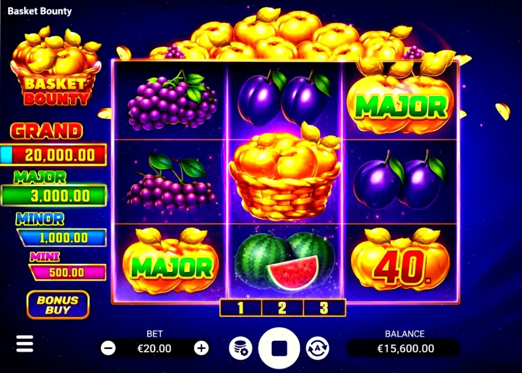 Vier feste Jackpot-Werte im Spiel